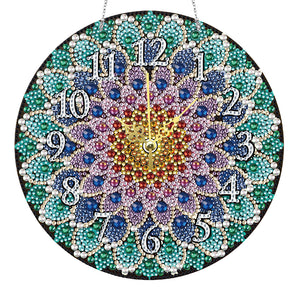 Mandala-Crystal Diamond Clock