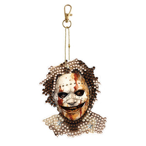 Halloween-Double Side Drill-Diamond Keychain