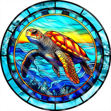 Load image into Gallery viewer, sea turtle-Full Round Diamond Painting-30x30cm
