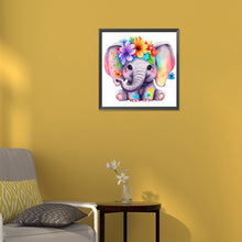 Load image into Gallery viewer, Dai Hua Elephant-Full Round Diamond Painting-30x30cm
