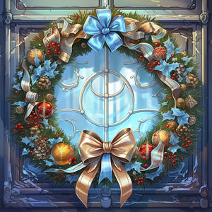 Christmas-Full Round Diamond Painting-30x30cm