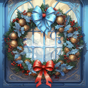 Christmas-Full Round Diamond Painting-30x30cm