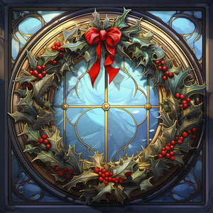 Christmas-Full Round Diamond Painting-30x30cm