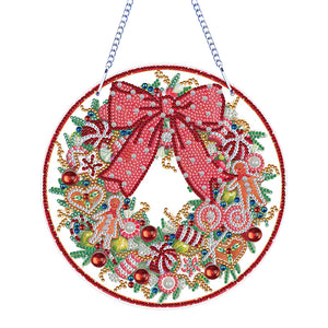 Christmas-Single Side Drill-Diamond Wreath