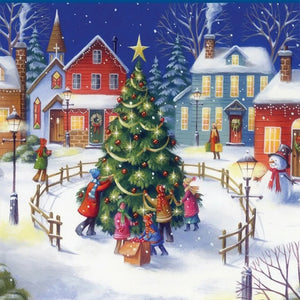 Christmas-Full Round Diamond Painting-30x30cm