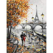 Load image into Gallery viewer, Paris Streets-Full Round Diamond Painting-30x40cm
