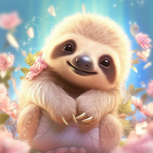Load image into Gallery viewer, Sloth-Full Round Diamond Painting-30x30cm
