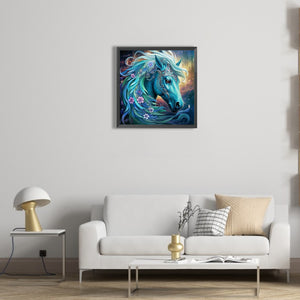 Horse-Full Round Diamond Painting-40x40cm
