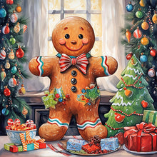 Load image into Gallery viewer, Snowman Cookies-Full Round Diamond Painting-40x40cm
