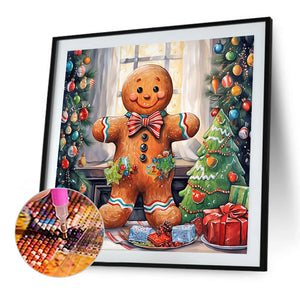 Snowman Cookies-Full Round Diamond Painting-40x40cm