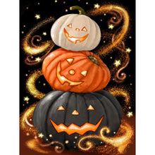 Load image into Gallery viewer, Magic Pumpkin-Full Round Diamond Painting-30x40cm

