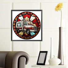Load image into Gallery viewer, Ambulance-Full Round Diamond Painting-40x40cm
