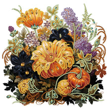 Load image into Gallery viewer, Autumn Pumpkin Sunflowers-Partial Special Diamond Painting-30x30cm
