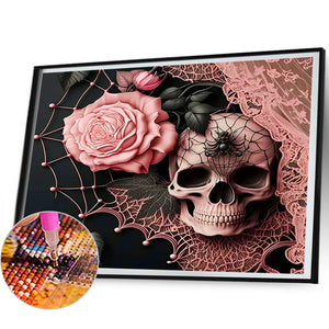 Rose-Full Round Diamond Painting-50x60cm-Large Size