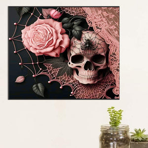 Rose-Full Round Diamond Painting-50x60cm-Large Size