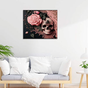 Rose-Full Round Diamond Painting-50x60cm-Large Size