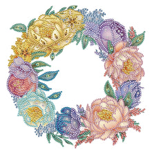 Load image into Gallery viewer, Flower Garland-Partial Special Diamond Painting-30x30cm
