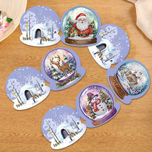 Load image into Gallery viewer, 8Pcs/Set Christmas-Diamond Greeting Cards
