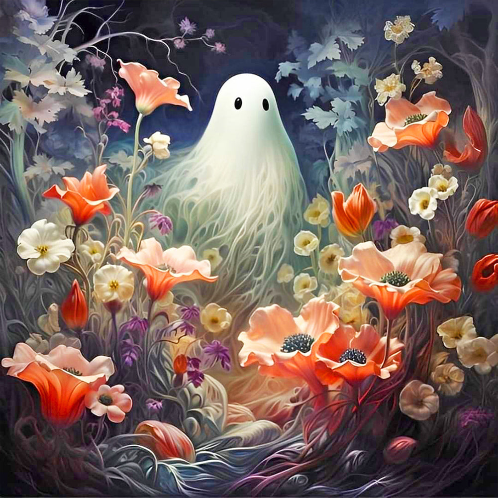 Halloween-Full Round Diamond Painting-30x30cm