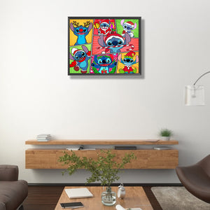 Stitch-Full Round Diamond Painting-40x50cm