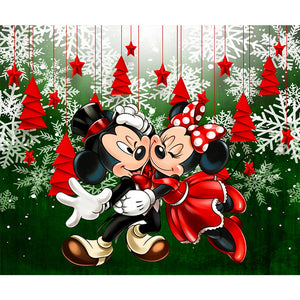 Christmas-Full Round Diamond Painting-60x50cm-Large Size