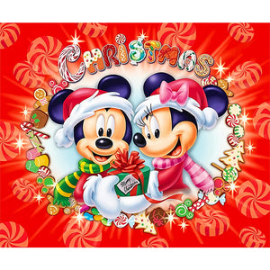 Christmas-Full Round Diamond Painting-60x50cm-Large Size