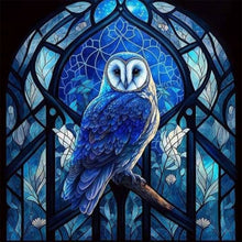 Load image into Gallery viewer, Owl-Full Round Diamond Painting-30x30cm
