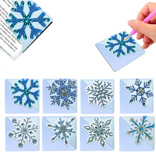 Load image into Gallery viewer, 8Pcs/Set-Snowflake-Diamond Corner Cover Bookmark
