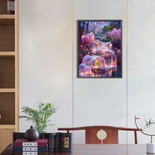 Load image into Gallery viewer, Dream Flower House-Full Round Diamond Painting-30x40cm
