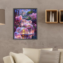 Load image into Gallery viewer, Dream Flower House-Full Round Diamond Painting-30x40cm
