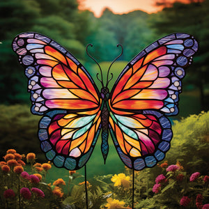 Butterfly-Full Round Diamond Painting-30x30cm