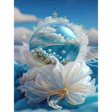 Load image into Gallery viewer, Flower-Full Round Diamond Painting-30x40cm
