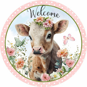 Dairy Cow-Full Round Diamond Painting-30x30cm