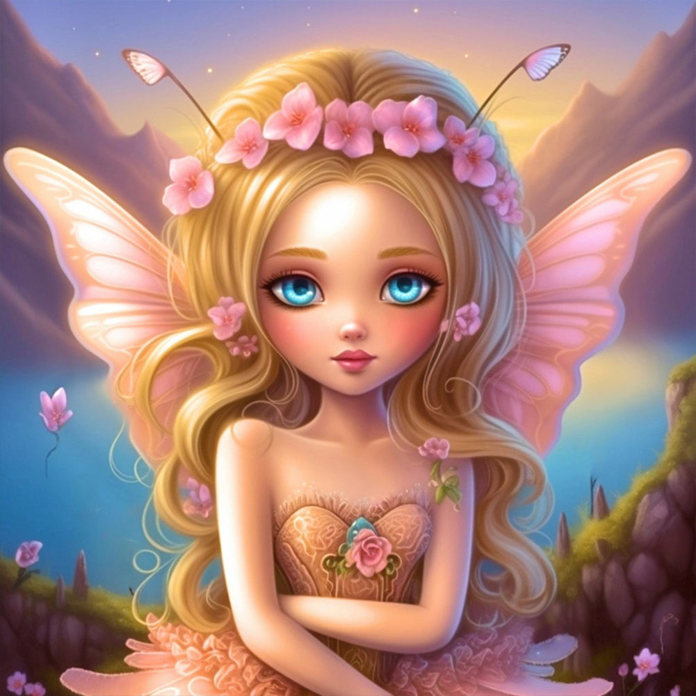 Elf-Full Round Diamond Painting-30x30cm