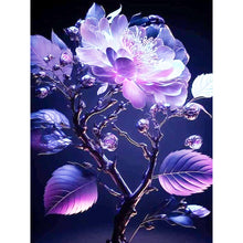 Load image into Gallery viewer, Crystal Flower-Full Round Diamond Painting-30x40cm

