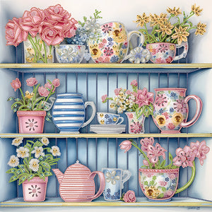 Garden Wall-Partial Special Diamond Painting-50x50cm