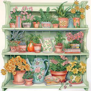 Garden Wall-Partial Special Diamond Painting-50x50cm