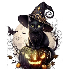 Load image into Gallery viewer, Halloween-Full Round Diamond Painting-40x50cm
