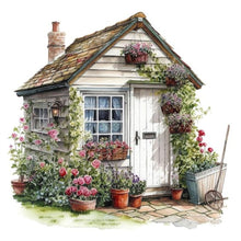 Load image into Gallery viewer, Cozy Cabin-Full Round Diamond Painting-30x30cm
