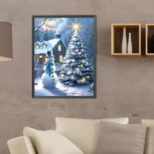 Load image into Gallery viewer, Christmas Winter Snowman-Full Round Diamond Painting-30x40cm

