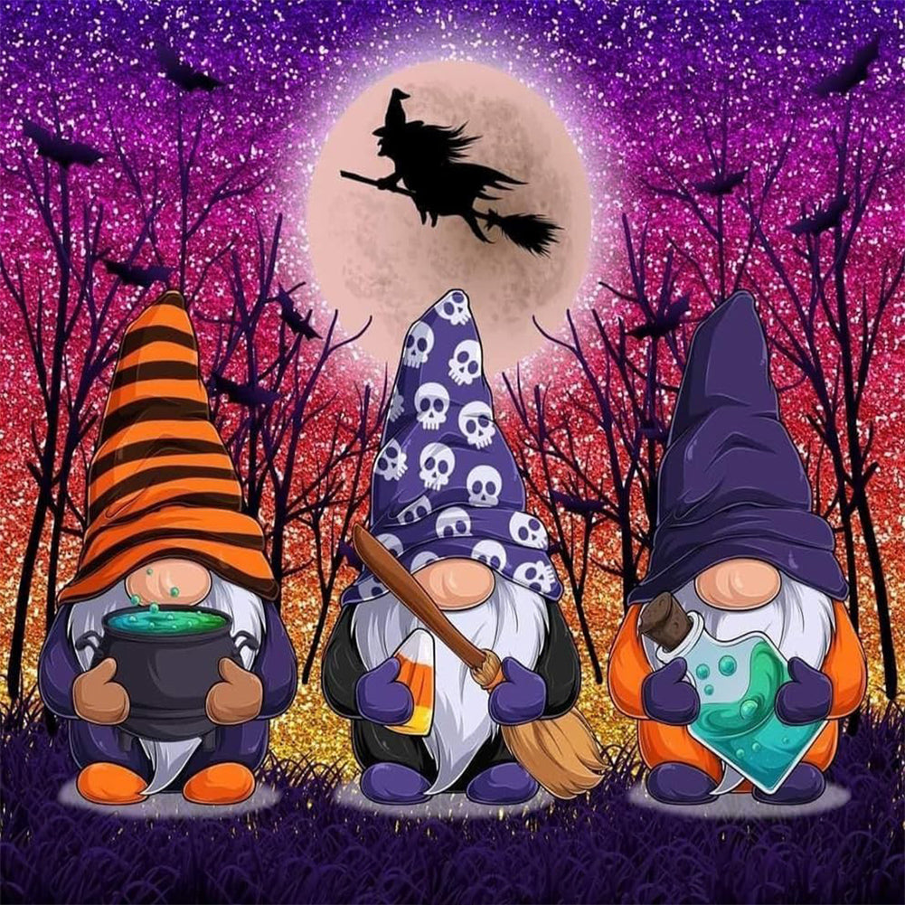 Gnome-Full Round Diamond Painting-30x30cm