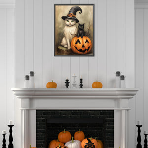 Halloween-Full Round Diamond Painting-30x40cm