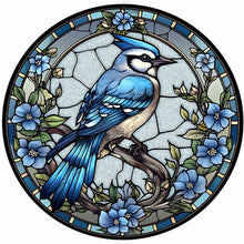 Load image into Gallery viewer, Bluebird-Full Round Diamond Painting-30x30cm
