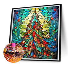 Load image into Gallery viewer, Christmas Tree-Full Round Diamond Painting-30x30cm
