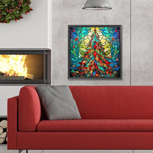 Load image into Gallery viewer, Christmas Tree-Full Round Diamond Painting-30x30cm
