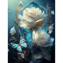 Load image into Gallery viewer, Rose-Full Round Diamond Painting-30x40cm

