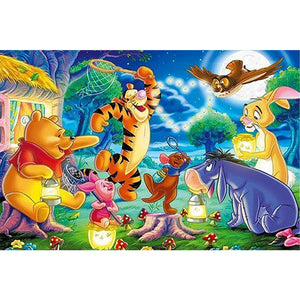 Winnie The Pooh-Full Round Diamond Painting-40x60cm-Large Size