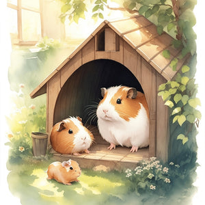 Farm Animals-Full Round Diamond Painting-30x30cm