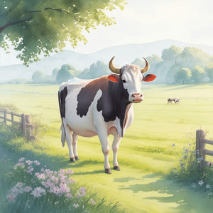 Farm Animals-Full Round Diamond Painting-30x30cm