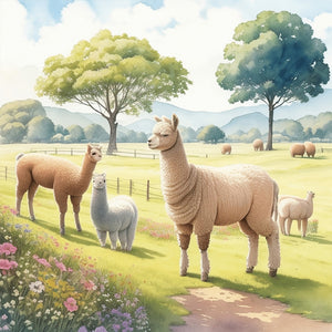 Farm Animals-Full Round Diamond Painting-30x30cm